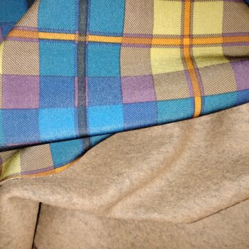 Last Chance To Buy 1.82mts for £14 Italian Reversible Fabric