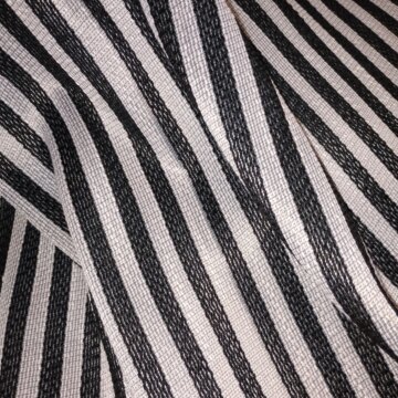Last Chance To Buy Stripe 4.4mts for £16 Rayon Polyester