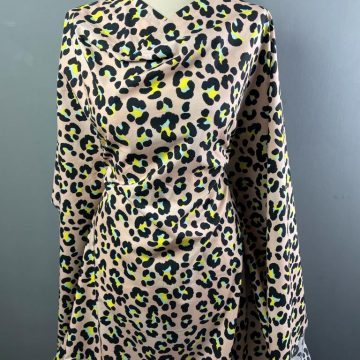 Leopard Print Italian Pure Cotton