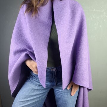 Lilac Heather Boiled Wool