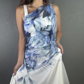 The Border Blue Flowers