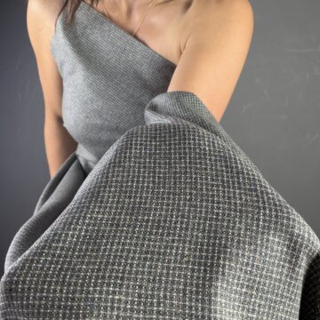 Italian Designer Wool and Silk