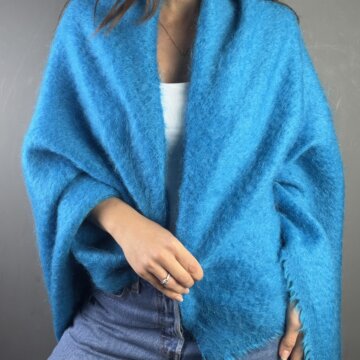 Turquoise Wool & Mohair