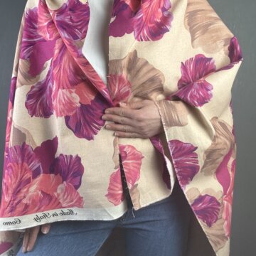 Italian Linen Art Flowers