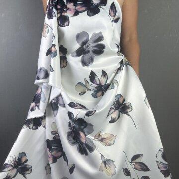 Heavy Duchess Satin Flowers