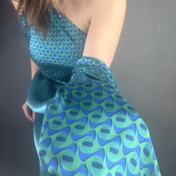 Italian Polyester Crepe De Chine Jewel Colours