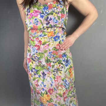 Italian Multi Floral Silk