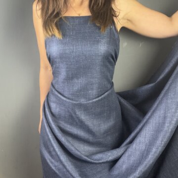 Loro Piana Wool Silk and Linen Slub