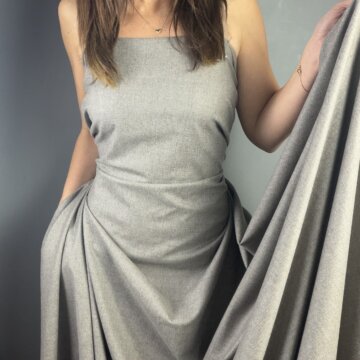 Loro Piana Wool and Cashmere Warm Grey
