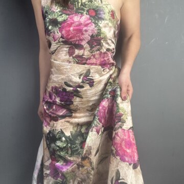 Italian Cotton Satin Finish Flower Pop