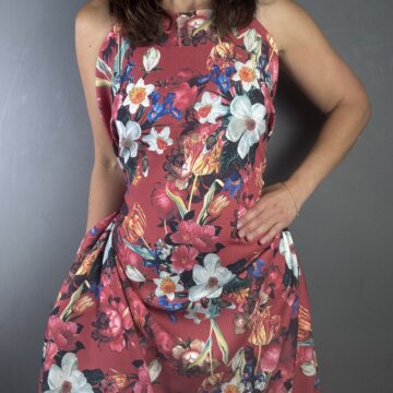 Printed Wool Winter Bloom