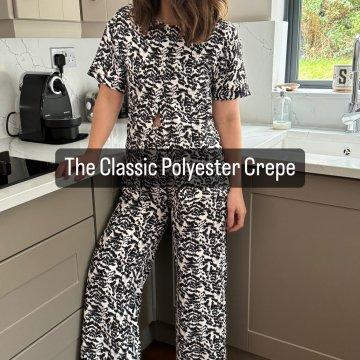 The Classic Polyester Crepe