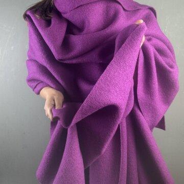 Magenta Shade Boiled Wool