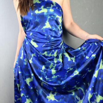 Italian Polyester Summer Flowers