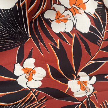 Last Chance To Buy Italian Lycra Tropical Print 1.50mts for £6.00