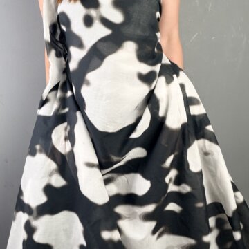 Italian Black and White Cotton
