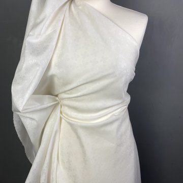 Super Soft White Jacquard