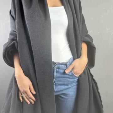 Italian Grey Stretch Knit Fabric