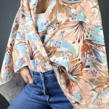 Flower Forest Linen, Cotton & Spandex