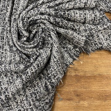 Silver Tones Italian Tweed
