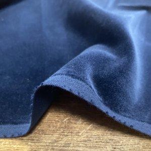 Deep Navy Italian Velvet