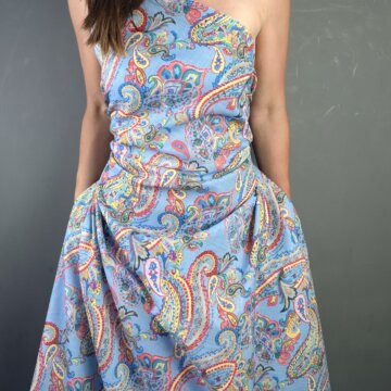 Italian Paisley Colourful Linen