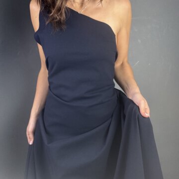 Italian Navy Brushed Jersey