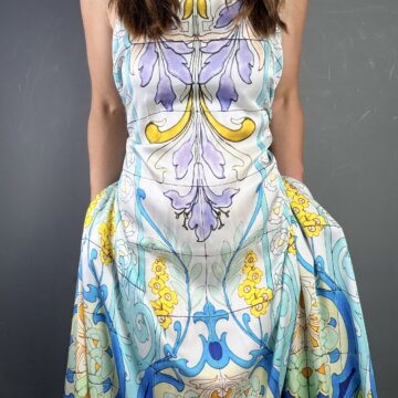 Italian Rayon Satin Panel