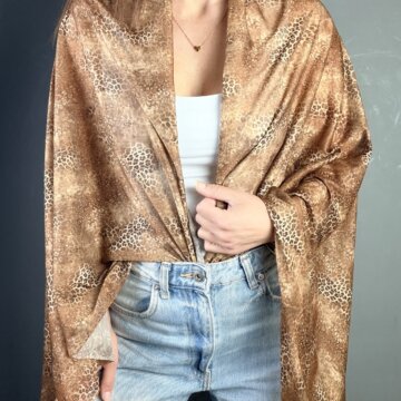 Italian Polyester Jersey Animal Print
