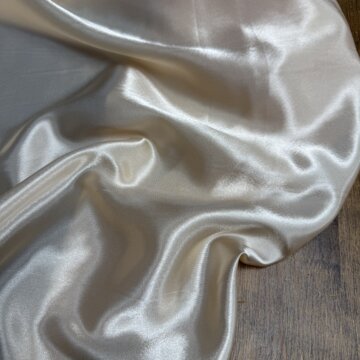 Ivory Polyester Satin
