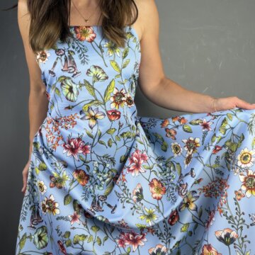 Polyester Grosgrain Flower Summer