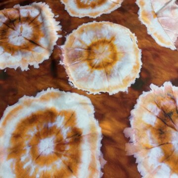 Last Chance To Buy Italian Polyester Tie Dye 2m for £10