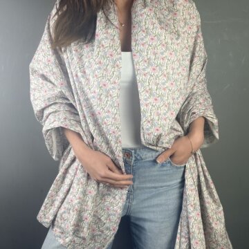 Pink Floral Fine Lawn