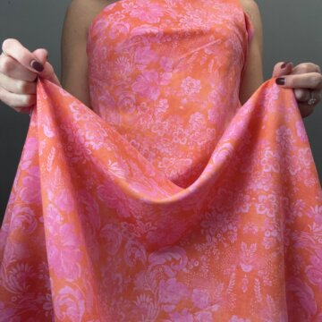 Italian Linen Rayon Clashing Colours