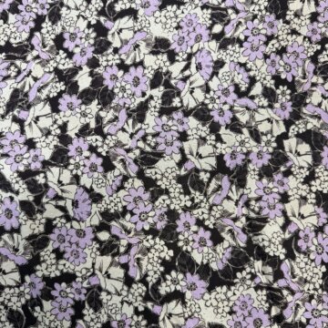 Last Chance To Buy Designer Purple Rayon 2.7mts for £8