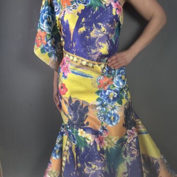 Italian Summer Polyester, Cotton and Rayon