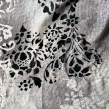 Last Chance To Buy Silk Rayon Burnout 3.50 mts for £40.00