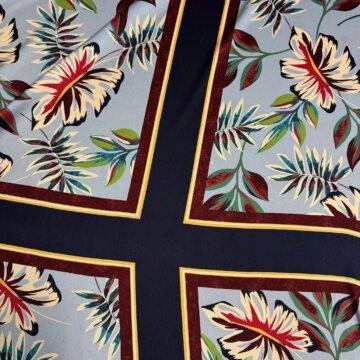 Last Chance To Buy Italian Polyester Leaf Print 4.5mts £18