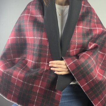 Italian Black Jersey Bonded Wool