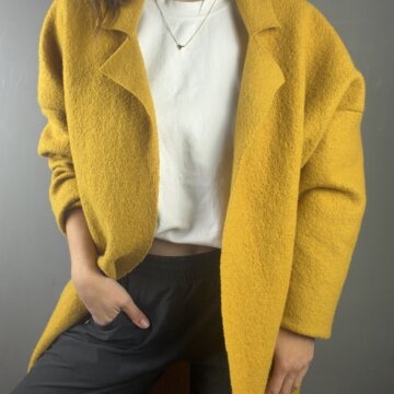 Mustard Boiled Wool