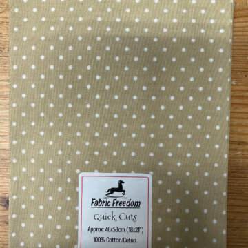 Beige Spot Fat Quarter