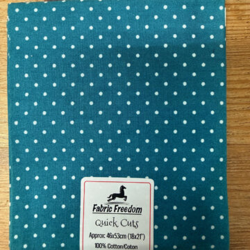 Teal Spot Fat Quarter