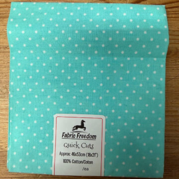 Turquoise Spot Fat Quarter