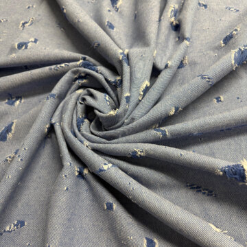 Last Chance To Buy Ripped Denim 1.30mts for £10