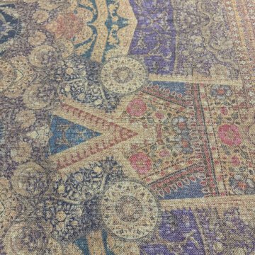 Paisley Wool Silk Mix