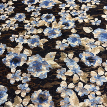 Last Chance To Buy Floral Stretch Lace 4mts for £12