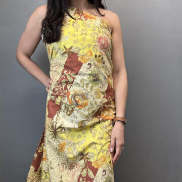 Italian Designer Paisley Cotton Dobby