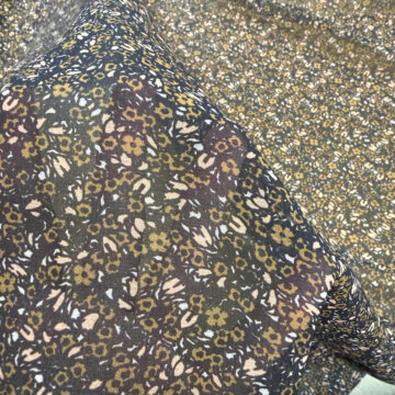 Last Chance To Buy Brown Polyester Chiffon 3.2mts for £9