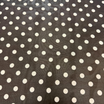 Last Chance To Buy Polka Dot Polyester Chiffon 3.45mts for £9